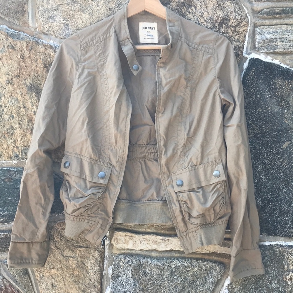 Old navy light weight cargo jacket